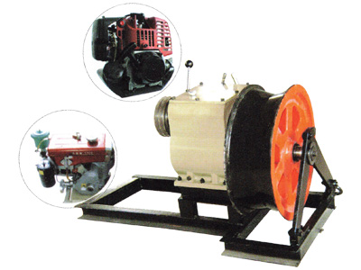 5T大直徑放線(xiàn)架絞磨